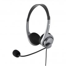 Bluestork MC-101 Auricular con cable Diadema Oficina/Centro de llamadas Negro, Plata - Nuevo