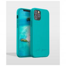 Coque pour iPhone 12 / 12 Pro Natura Eco-conçue Blue Lagoon Just Green