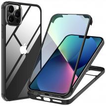 Apple iPhone 17 Pro Max 6.9 coque case 360 degrés intégrale full noir