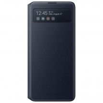 Folio pour Samsung Galaxy Note 10 Lite S View Cover avec fenêtre transparente Noir Samsung