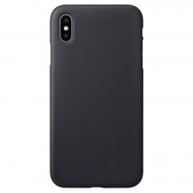 Guscio in silicone gel antiurto per Apple iPhone XS Max, nero satinato - Nuovo