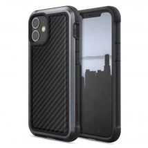 Coque Lux Fibre De Carbone Noir Pour iPhone 12 Mini