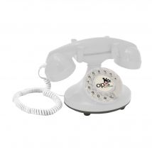 OPIS FunkyFon Cable : Téléphone fixe à cadran rotatif au style des 1920