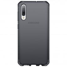 Coque renforcée Samsung Galaxy A70 Spectrum Clear 3m Transparente Noire Itskins