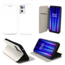 OnePlus Nord CE 2 5G Etui housse rabat protection blanche