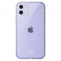 Coque hybride étincelante invisible pour iPhone Apple 11, Violet