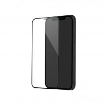 Protector de pantalla de cristal templado (100% cobertura de superficie) para Apple iPhone 12 mini, Negro - Nuevo