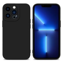 Coque pour Apple iPhone 12 PRO en FLUID NOIR Housse de protection Étui en silicone TPU flexible