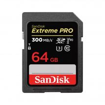 SanDisk Extreme PRO 64 Go SDXC UHS-II Classe 10