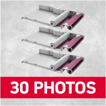 AGFA PHOTO - Cartucho y papel 5,3 x 8,6 cm AMC - Compatible AGFA PHOTO Realipix Mini S, Realipix Mini P, Kodak Mini Printer 2, Kodak Mini Shot- 