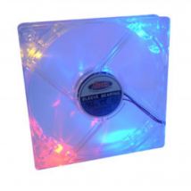 Ventilador transparente de 8CM para cajas de PC - Nuevo