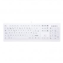 CHERRY AK-C8100F-U1-W/BE clavier Médical USB AZERTY Belge Blanc