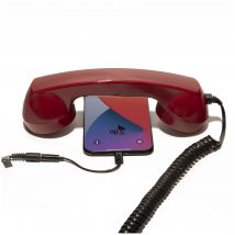 Combiné Téléphone Rétro pour Apple iPhone - Rouge