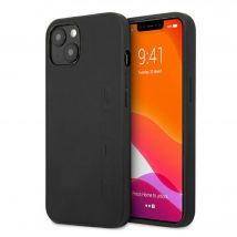 AMG Étui pour iPhone 13 mini 5.4 Cuir noir estampé à chaud