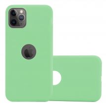 Coque pour Apple iPhone 11 PRO en CANDY VERT PASTEL Housse de protection Étui en silicone TPU flexible