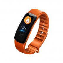 Bracelet Connecté Sport compatible Android et iOs Étanche Ip67 Orange YONIS