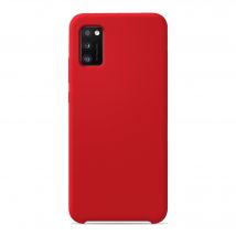 Coque silicone unie Soft Touch Rouge compatible Samsung Galaxy A31