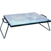 PIETRA OLLARE C/TELAIO E GAMBE PIEGHEV 40X30 CM