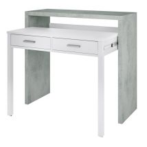 KIT SCRIVANIA ESTENSIBILE 99X36X88H BIANCO CEM.