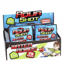 Aqua Shot Water Bombs with Nozzle - 75 Pcs