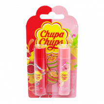 Chupa Chups vesimeloni & persikka huulirasva - 2 kpl