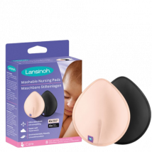 Lansinoh Musta & Pinkki Pestävät Imetyssuojat – 8 kpl