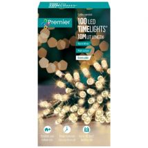 Premier 100 LED-paristoketjuvalo - 10 metriä