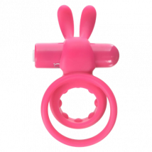 Screaming O Charged Ohare Rechargeable Wearable Rabbit Vibrator Double Ring - Pink