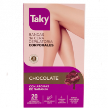 Taky Chocolate Body Wax Strips - 20 kpl