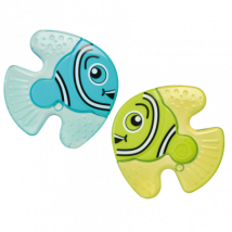 Vital Baby SOOTHE Fishy Friends Teether - Vihreä ja Sininen