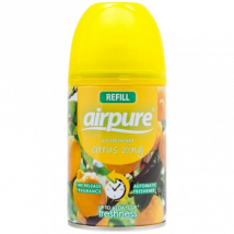 Airpure Air Fresh Citrus Zing ilmanraikastin - 250 ml:n täydennyslataus