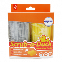 Airpure Scrub-a-Duck Duster Wet & Wip - pyyhintälaput - 2-pakkaus