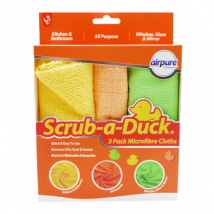 Airpure Scrub-a-Duck mikrokuituliinat - 3-pakkaus