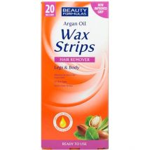 Beauty Formulas Argan Oil Wax Strips - 20 kpl