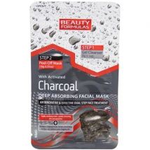Beauty Formulas Charcoal Deep Absorbing Face Mask - 1 kpl.