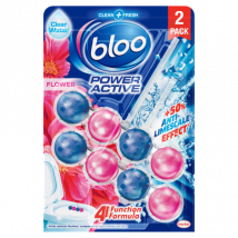 Blooo Power Active Flower WC-reunapalikat Twin Pack - 6 kpl