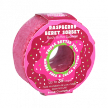 Bomb Cosmetics Raspberry Beret Sorbet Body Buffer -vartalosieni