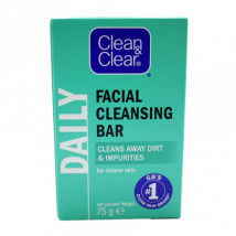 Clean & Clear Päivittäinen Kasvojen Puhdistuspalasaippua - 75 g
