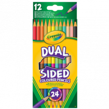 Crayola Kaksipuoliset värikynät - 12 kpl