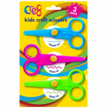 Cre8 Kids Craft Scissors – 3 kpl