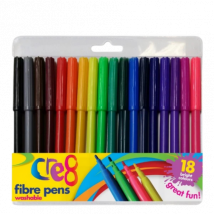 Cre8 Washable Fibre Pens
