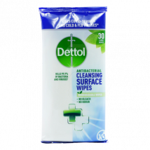 Dettol Antibakteeriset puhdistuspintapyyhkeet - 30 kpl
