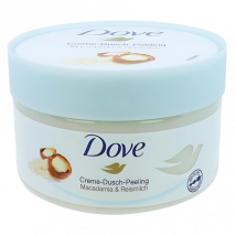 Dove Body Scrub Macadamia & Rice Milk – 225ml