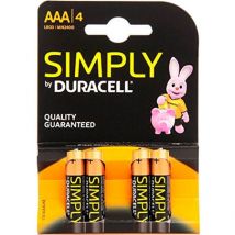 Duracell Simply AAA paristot - 4 kpl