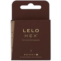 LELO Hex Respect XL kondomit - 3 kpl