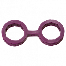 Doc Johnson Japanilainen Bondage Silikoni käsiraudat - Violetti