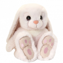 Keel Toys Pehmeä pehmoinen kani - Valkoinen