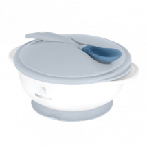 Kikka Boo Suction Bowl With Heat Sensing Spoon – Sininen