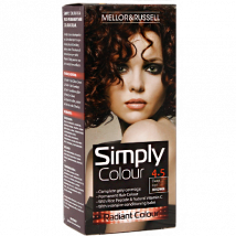 Mellor & Russell Simply Colour hiusväri - 4.5 Deep Red Brown - syvänpunainen ruskea