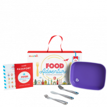 Munchkin Food Adventure ruokailusetti - violetti